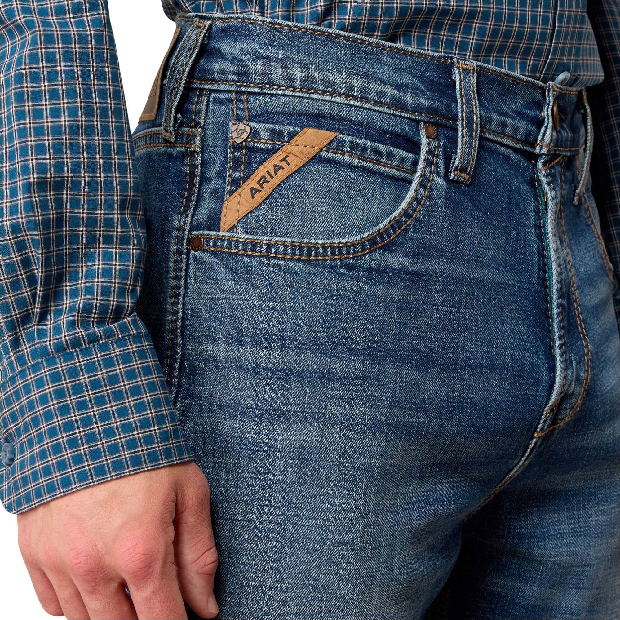 2026 Ariat Mens M7 Slim Garth Classic Rise Straight Leg Jeans 10079132 - Alex